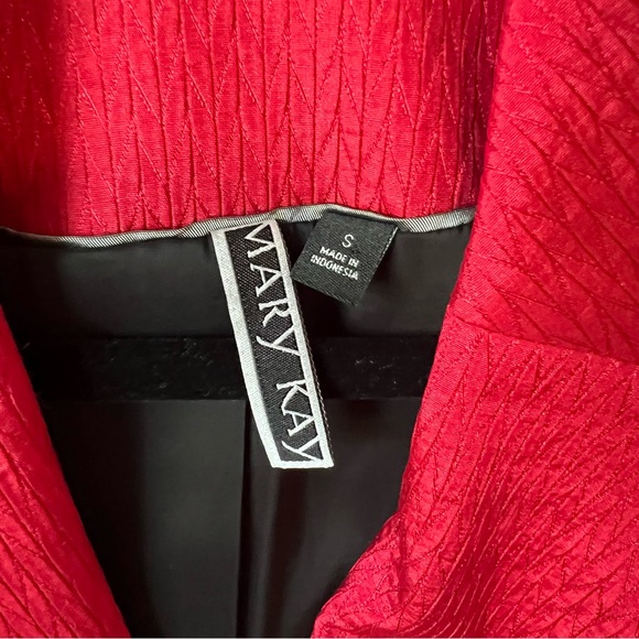Mary Kay Red Jacket Blazer Small - Picture 3 of 5